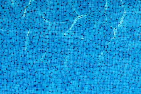 Swimming pool background from top view, ripple water Stock Photos