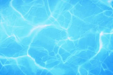 Swimming pool bottom caustics ripple like sea water and flow Stock Illustration