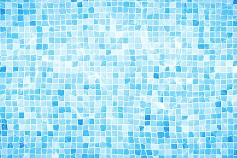 Swimming pool bottom caustics ripple and flow Stock Illustration