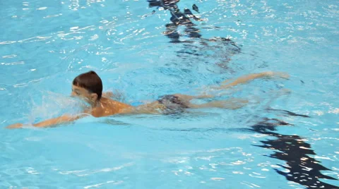 Swimming Pool Boy 2 Stock Footage 48294937