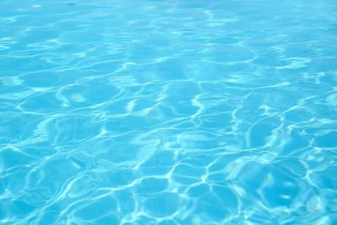 Swimming pool with clean water as background, closeup Stock Photos