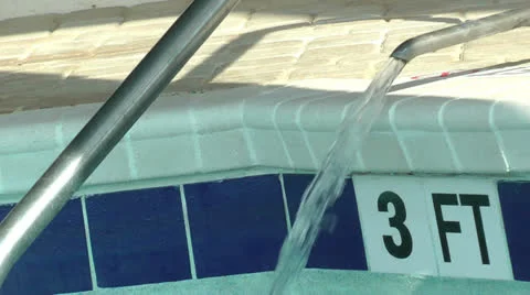 Swimming pool close up Video stock 24706139
