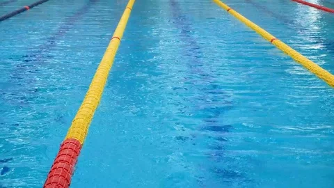 Swimming pool competitions Stock Footage 104803530