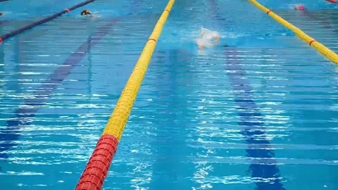 Swimming pool competitions Stock Footage 104803531