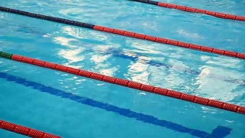 Swimming pool competitions Stock Footage 104803553