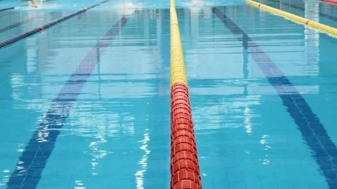 Swimming pool competitions Stock Footage 104803587