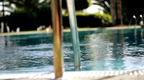 Swimming pool, dolly shot Video stock 1064282