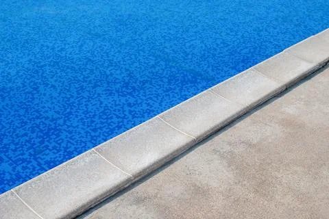 Swimming Pool Edge Background Stock Photos