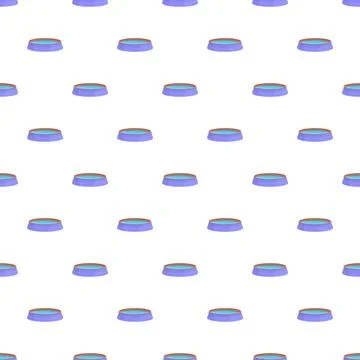 Swimming pool elements seamless pattern on white background Stock Illustration