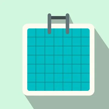 Swimming pool flat icon Illustrazione stock