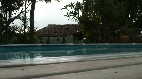 Swimming Pool Stock Footage 198351