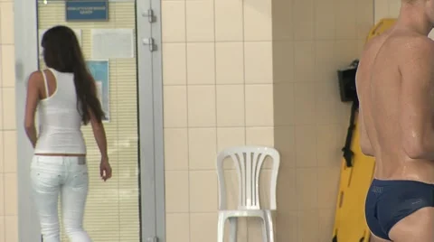 Swimming pool Stock Footage 5164565