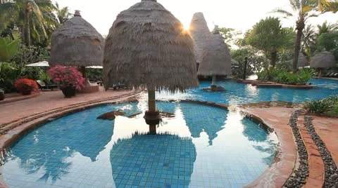 Swimming pool  Stock Footage 11387842