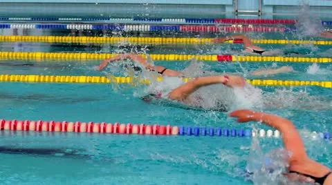 Swimming pool Stock Footage 19276328