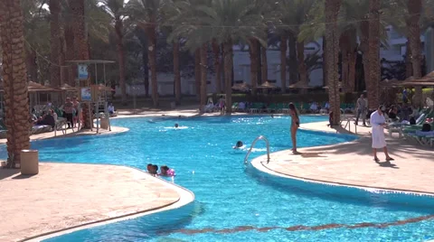 Swimming pool Stock Footage 35162261