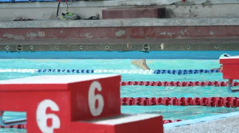 Swimming pool . Stock Footage 38847046