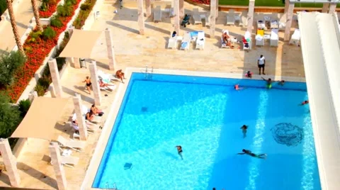 Swimming pool Stock Footage 42659700