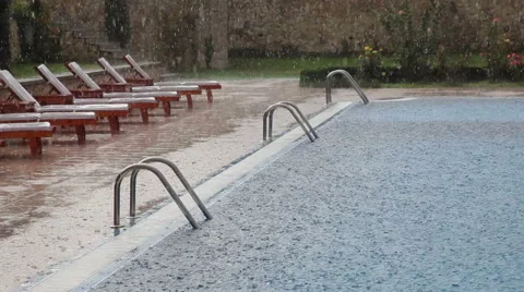 Swimming pool Stock Footage 55620235