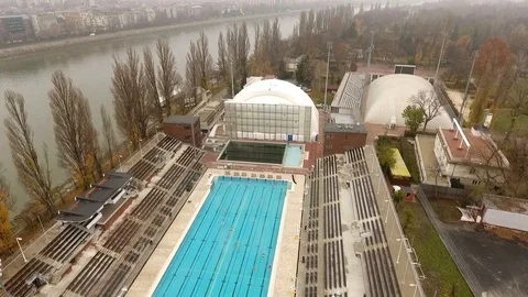 Swimming Pool Stock Footage 86322226