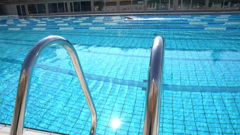 Swimming Pool Stock Footage 97960589