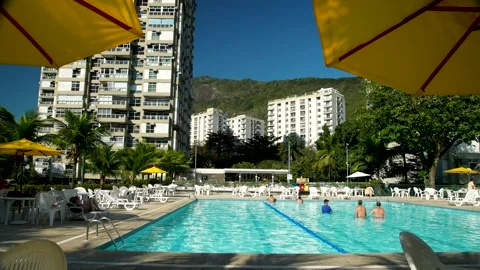 Swimming Pool Stock Footage 265209655