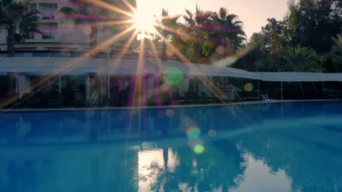 Swimming pool in hotel Видео 82371850