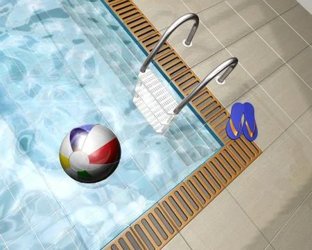 Swimming pool Stock Illustration