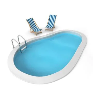 Swimming pool Stock Illustration