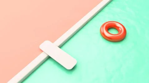 Swimming pool Stock Illustration