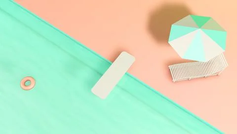 Swimming pool Illustrazione stock