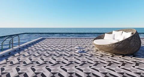 Swimming pool Stock Illustration