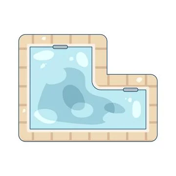 Swimming pool Stock Illustration