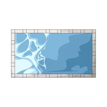 Swimming pool illustration 스톡 일러스트