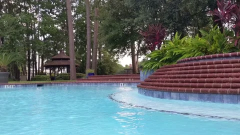Swimming Pool Panning Shot 動画素材 137870690