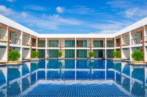 Swimming pool. Stock Photos