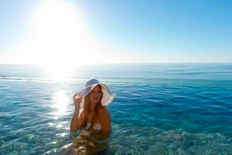 In the swimming pool Stock Photos