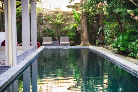 A swimming pool Stock Photos