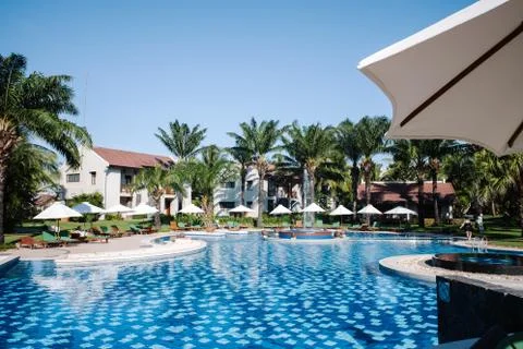 Swimming pool 库存照片