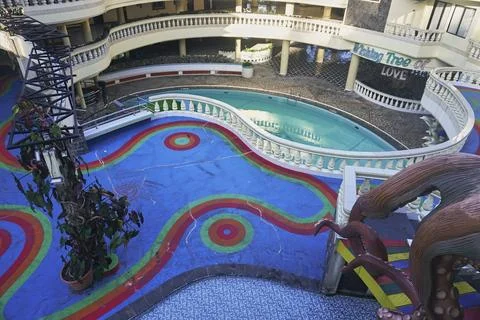 The swimming pool Stock Photos