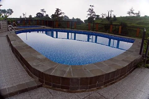 The swimming pool Stock Photos