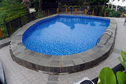 The swimming pool Stock Photos