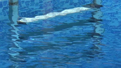 Swimming Pool Reflections Stock Footage 94965761