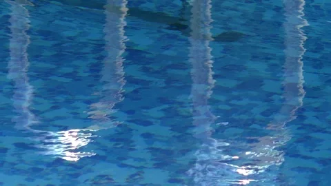 Swimming Pool Reflections Stock Footage 101383801