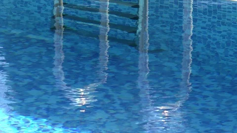Swimming Pool Reflections Stock Footage 101383826