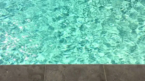Swimming pool reflections freedom and happiness in 1080p Stock Footage 49639679