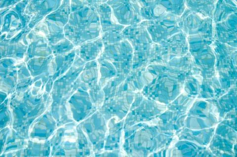 Swimming pool reflections Stock Photos