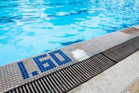 Swimming pool side Stock Photos