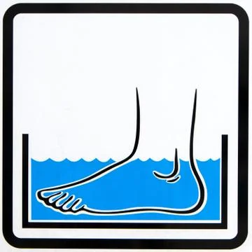 Swimming pool sign Stock Illustration