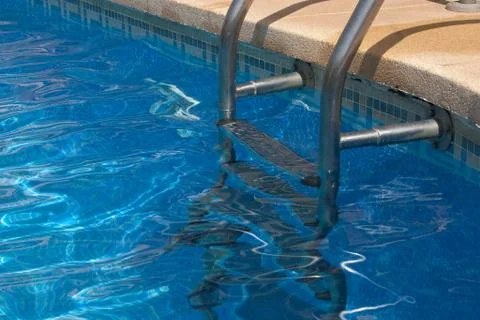 Swimming Pool Staircase  Stock Photos