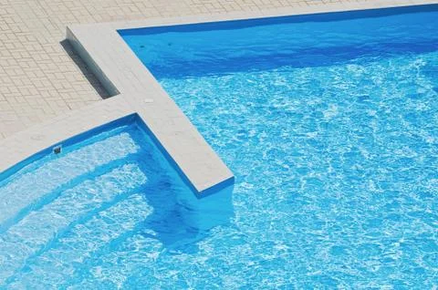 Swimming Pool Steps Stock Photos